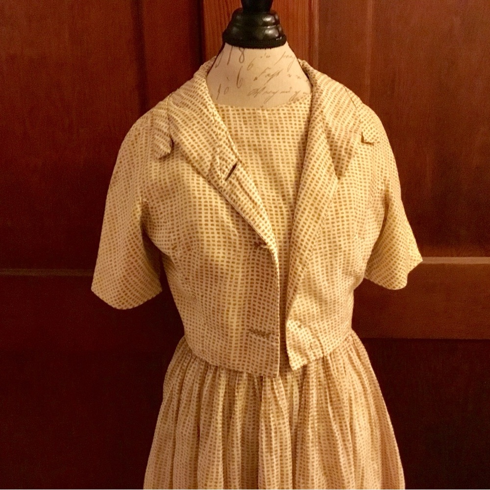 Cute 1950s vintage dress with jacket